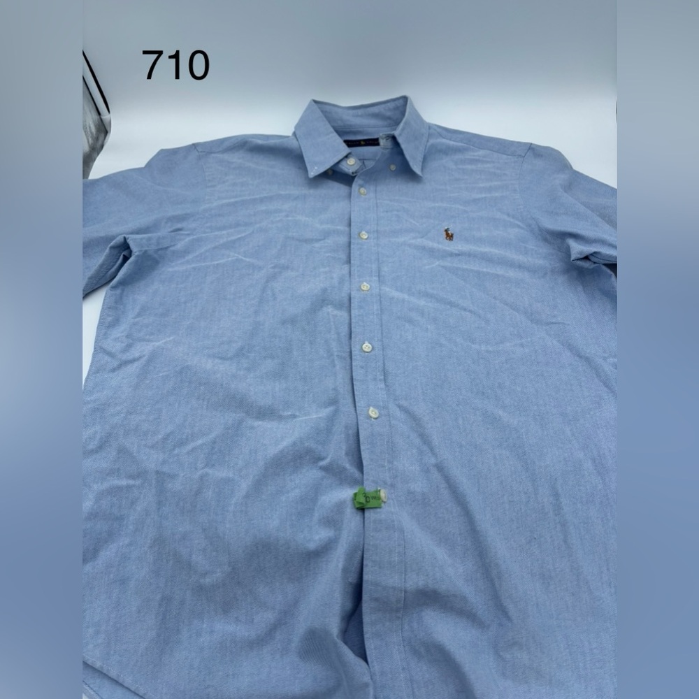 Ralph Lauren men’s flesh pony blue shirt sz XL